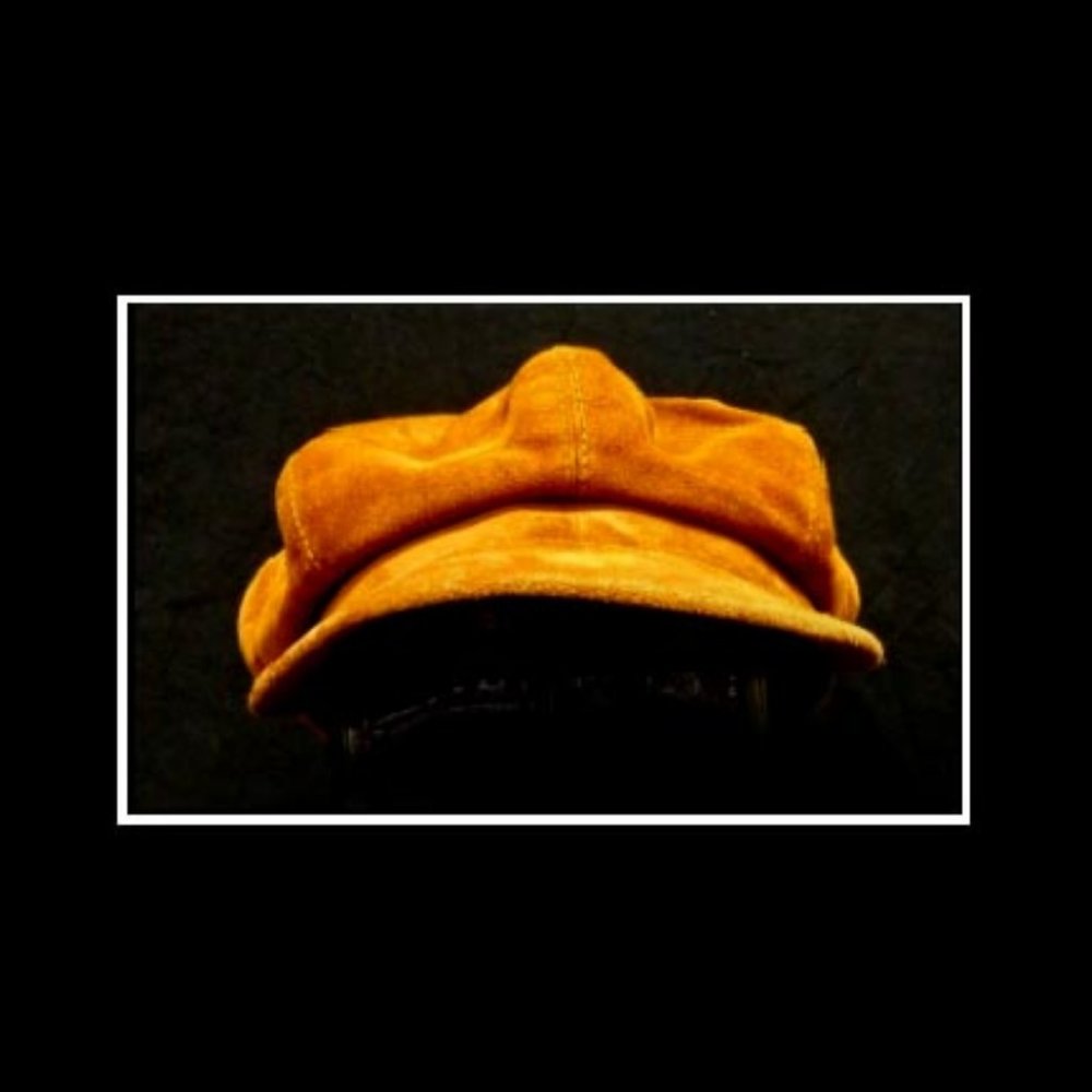 New Vera Pelle Leather/Suede Hat/Cap